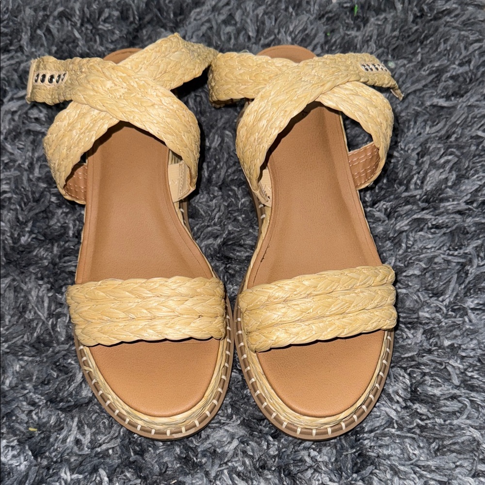 Universal Thread Braided Cream Sandals